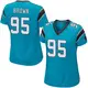 Game Blue Women's Derrick Brown Carolina Panthers Alternate Jersey