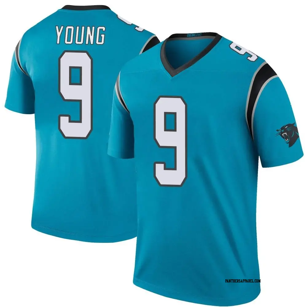 Men's Nike Bryce Young Black Carolina Panthers Team Game Jersey