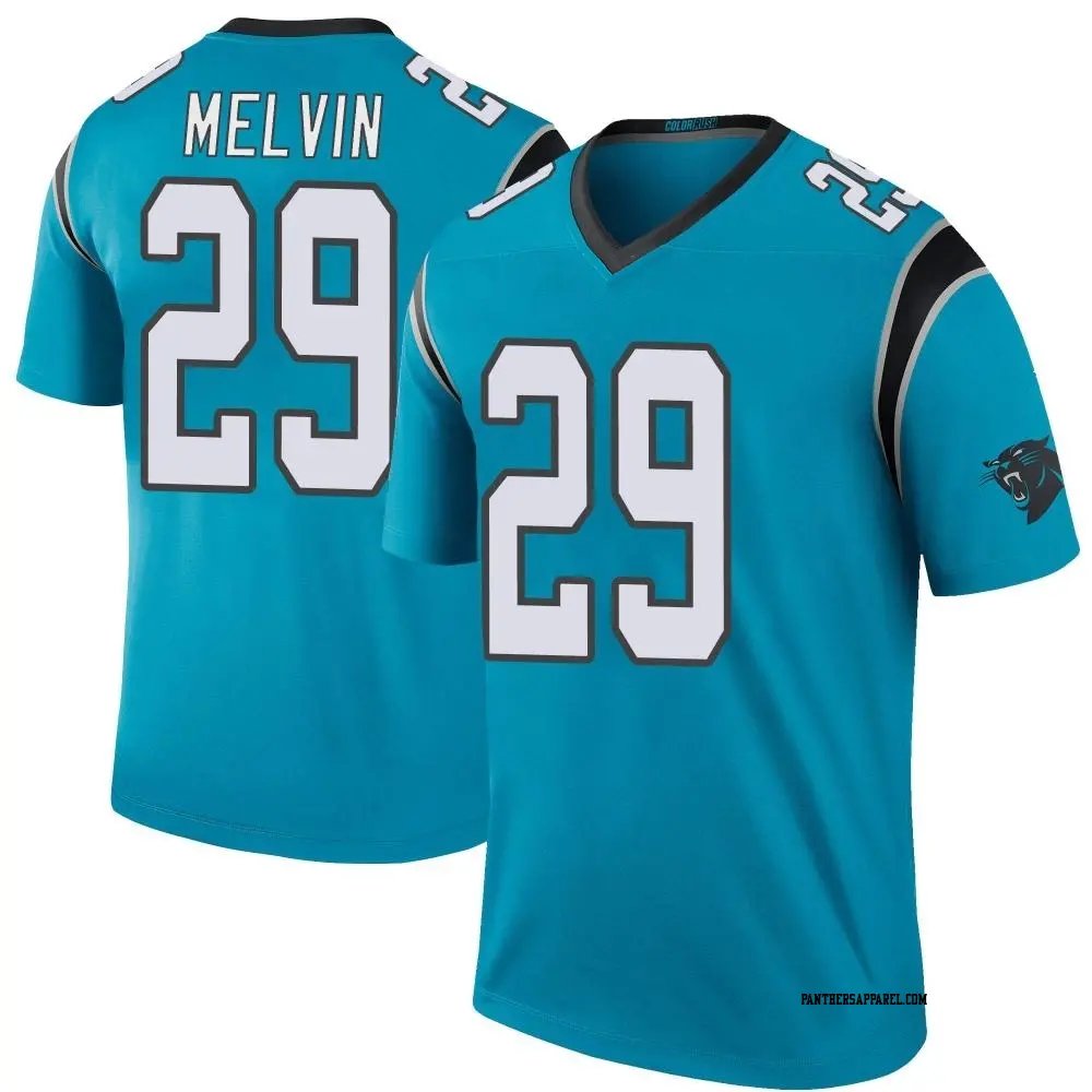 Legend Blue Men's Rashaan Melvin Carolina Panthers Color Rush Jersey