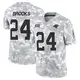 Limited Arctic Camo Men's Jonathon Brooks Carolina Panthers 2024 Salute to Service Jersey
