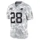 Limited Arctic Camo Youth M.J. Devonshire Carolina Panthers 2024 Salute to Service Jersey