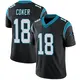 Limited Black Men's Jalen Coker Carolina Panthers Team Color Vapor Untouchable Jersey