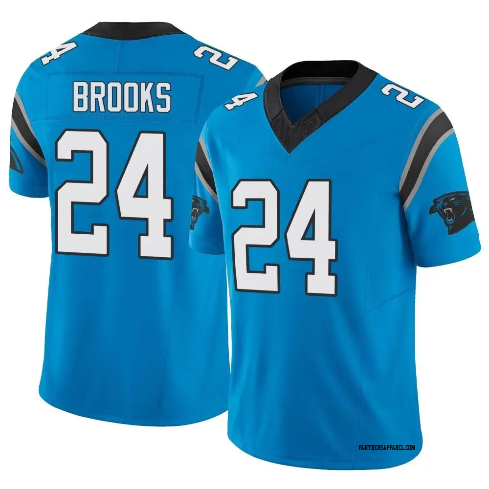 Limited Blue Men's Jonathon Brooks Carolina Panthers Vapor F.U.S.E. Jersey