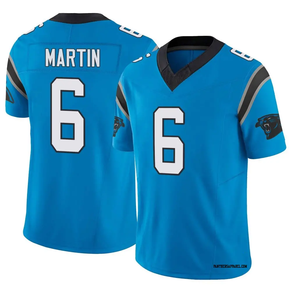 Limited Blue Youth Sam Martin Carolina Panthers Vapor F.U.S.E. Jersey